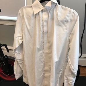 Brooks Brothers Slim Fit White Dress Shirt